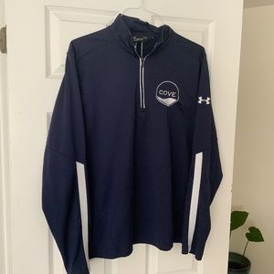 Under Armour Cannabis company Promo 1/4 Zip pullover Size L